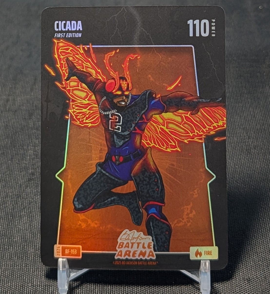 Cade Cunningham CICADA Fire Battlefoil 2026 Bo Jackson Battle Arena #153 Pistons
