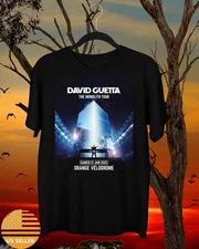 NEW David Guetta The Monolith Tour T Shirt Full Size S-5XL