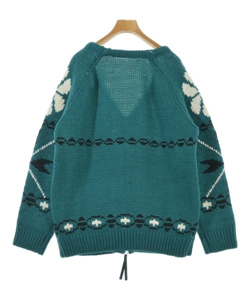 GRACE CONTINENTAL Cardigans GreenxWhitexBlack(Pat… - image 2