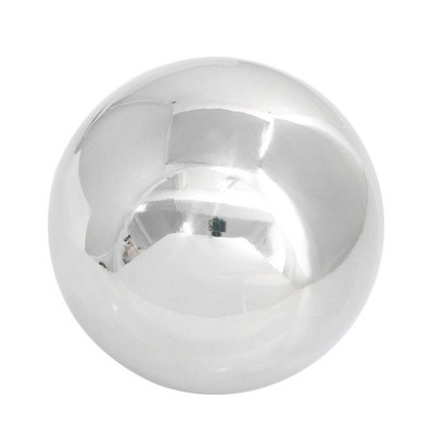 ZYAMY 4 Inch Stainless Steel Ball Sphere Mirror Hollow 4 inches, Silver