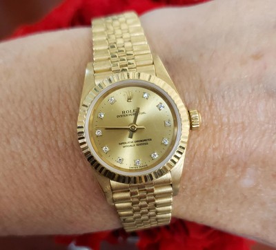 1999 Factory Original 24mm Rolex Oyster Perpetual Jubilee 18k