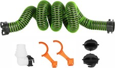 15FT RV Sewer Hose, EXTREME Heavy Duty 24 Mil TPE Material for Abrasion Resistan