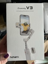 Hohem Smartphone iSteady V3 AI Tracking Gimbal 3-Axis New and Sealed UK Seller