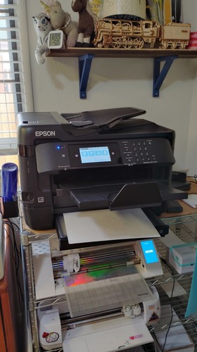 Epson WF 7720 Large Format Sublimation Works READ!