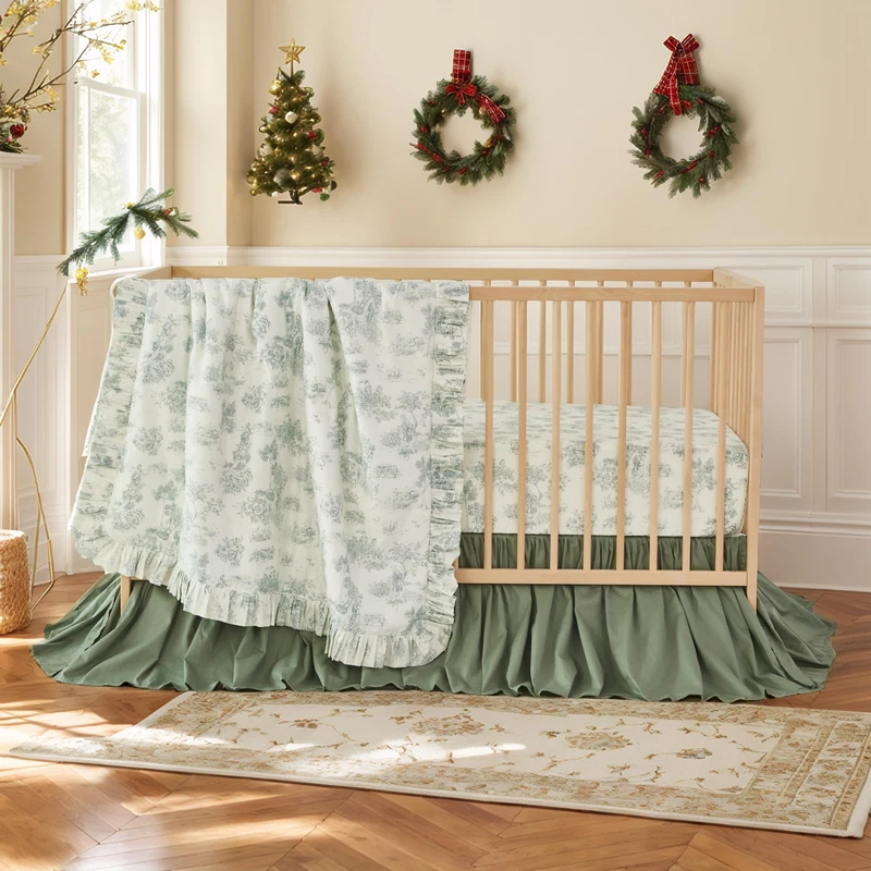 Brandream 3 Pieces French Country Toile Crib Bedding Set For Girls Vintage
Opens in a new window or