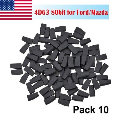 10 X 4D63 ID83 80Bit Transponder Chip for Mazda for Ford Support All Key Lost