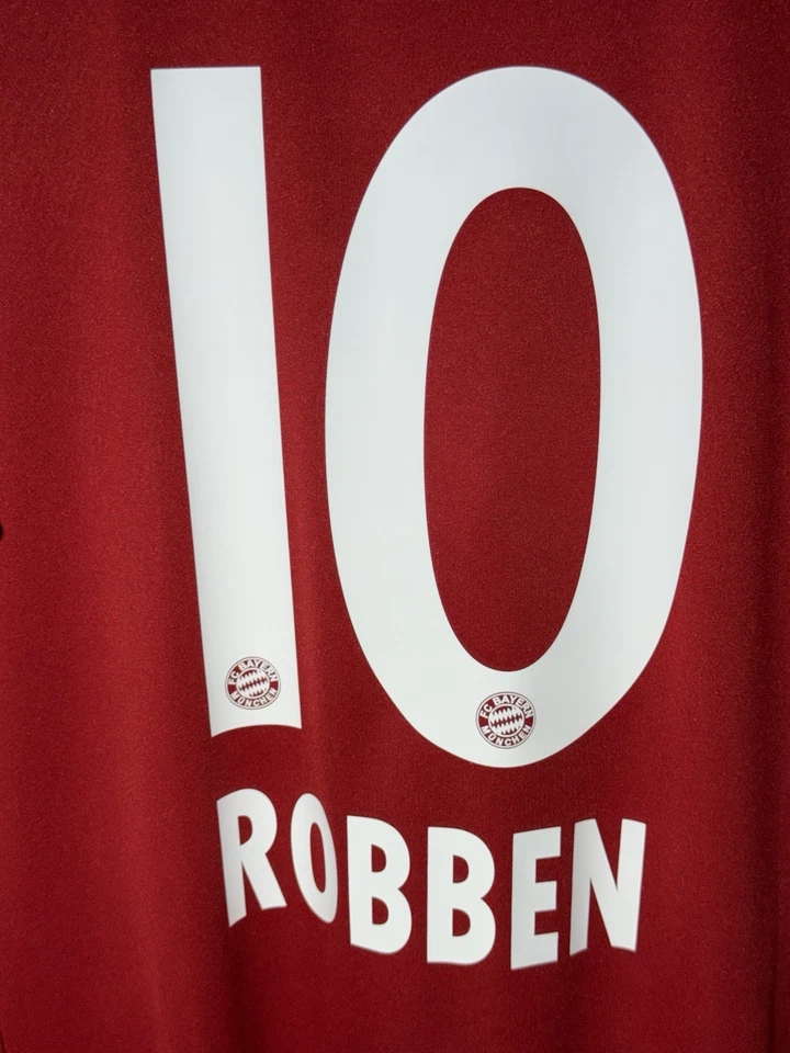 ADIDAS BAYERN MUNICH 2013-2014 HOME ROBBEN 10 JERSEY CAMISETA TRIKOT MAGLIA TRUI - Photo 3/4
