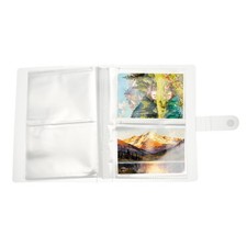 3.5x4.5 Index Card Holder 1 Pack Clear Index Card Binder 30 Page Hold 120 Cards
