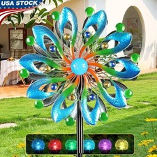 Kinetic Wind Spinner Outdoor Metal Garden Decorative Art Gift Durable Rustproof