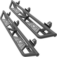 Bronco Running Boards 2021-2026 4Door Heavy Duty Steel Black