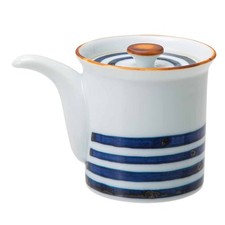 Soy Sauce Dispenser  Yoshida Ware  Fukusen Pottery  7cm Dark Line Pattern 20482