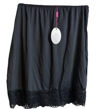 Avidlove Half Slip Women Underskirt Short Lace Trim Above Knee Half Slip Size L