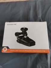 360 Swivel Magnetic Backpack Clip for Insta 360 Go 3 Go3s Action Camera