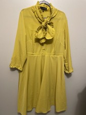 Eloquii Dress Size 16 Yellow