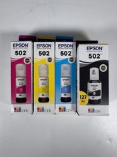 Epson 502 Black/Cyan/Magenta/Yellow Ink Bottle