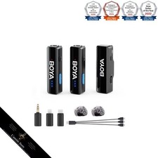 BOYALINK V2.0 A2 Wireless Microphone Lavalier Microphone Clip-on Wireless