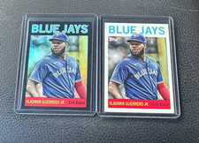 2025 Topps Archives Vladimir Guerrero Jr. Black Foil & Base