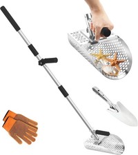 Sand Scoop for Metal Detecting, Metal Detector Sand Shovel Accessories for Beach