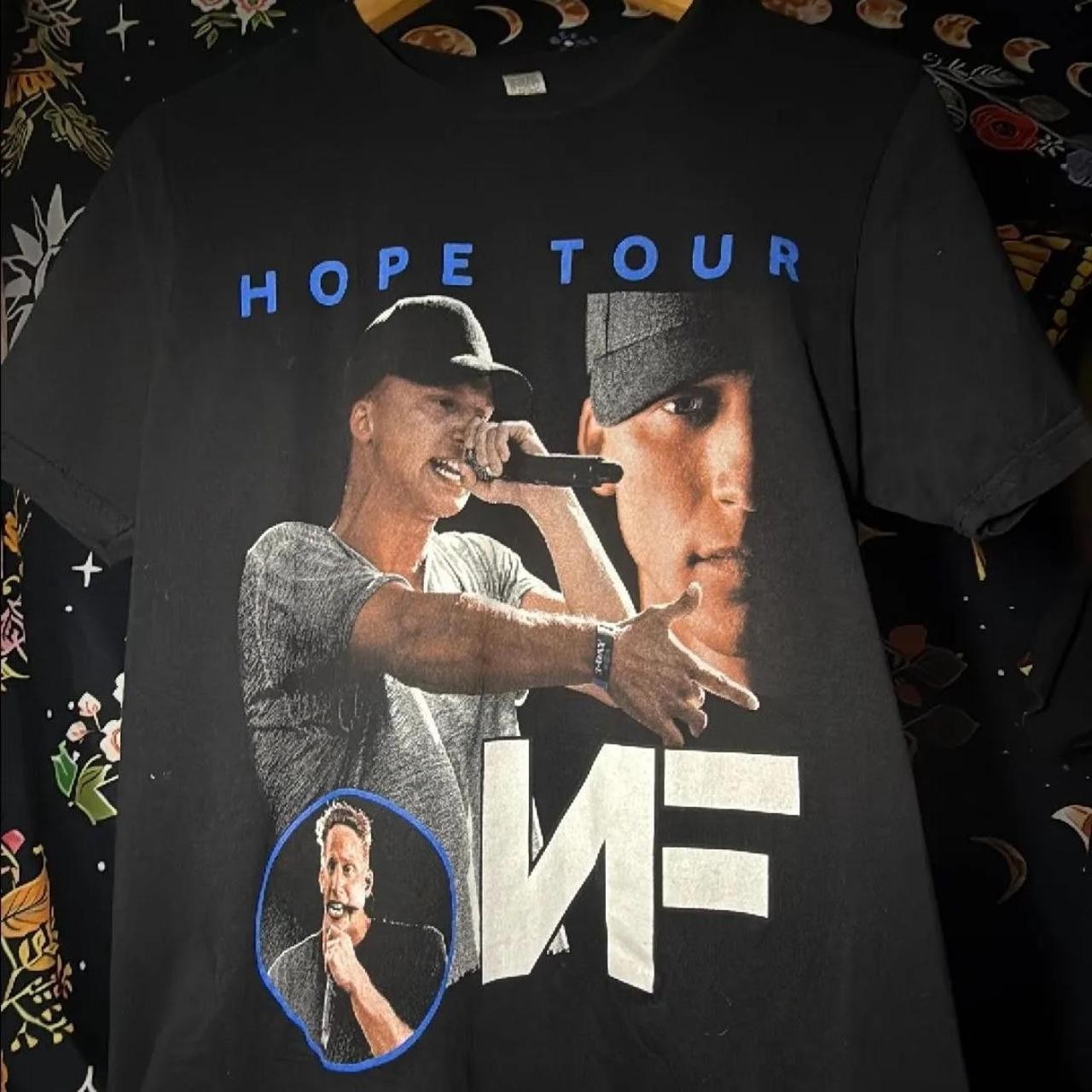 NF Hope rap Tour 2018 short sleeve black color shirt classic KV37499