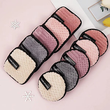 10Pcs Makeup Remover Microfiber Cotton Pad Cosmetics Washable Makeup Towel Clean