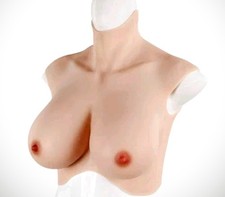 Roanyer Silicone Realistic H Cup Crossdresser Breast Form Drag Queen Fake Boobs