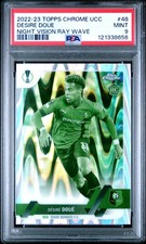 2022-23 Topps Chrome Uefa Club Competitions #48 Desire Doue 211/225 Psa 9