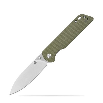 QSP Knife Parrot QS102G2 Linerlock Light Green V2 Folding Blade Outdoor Gear Grn