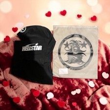 Hellstar Studios Black Ski Mask Balaclava Face Cover Streetwear New With Bag