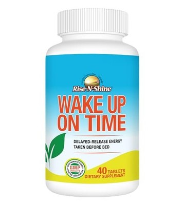 Rise-N-Shine Wake Up On Time Energy Supplement 40 Tablets