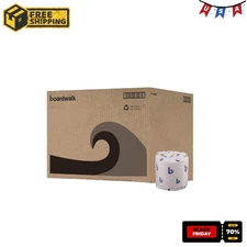 Boardwalk 2-Ply Toilet Tissue, Septic Safe White 400 Sheets/Roll 96 Rolls/Carton