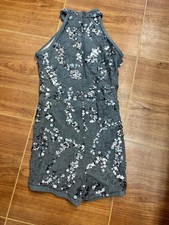 Dance Costume Balera SL10220 Medium Adult Gray contemporary