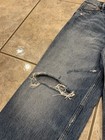 Zara Womens SZ 6 High-Waisted " The New Daddy " Straight Leg Jeans Distressed — photo 7
