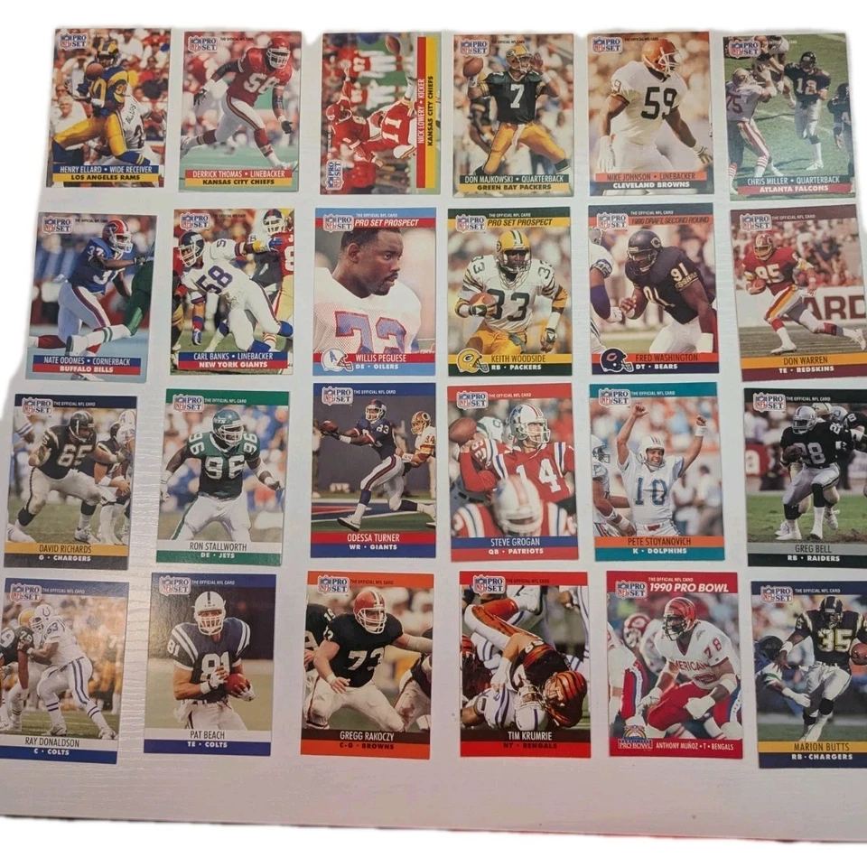 1989-93 Pro Set;1991-93 Wild Card Football 💥U Pick💥"MUST BUY AT LEAST TWO" - Image 3 of 4