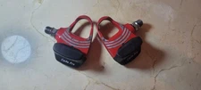 LOOK ARC Red Clipless Road Bike Pedals Carbo Pro Vintage
