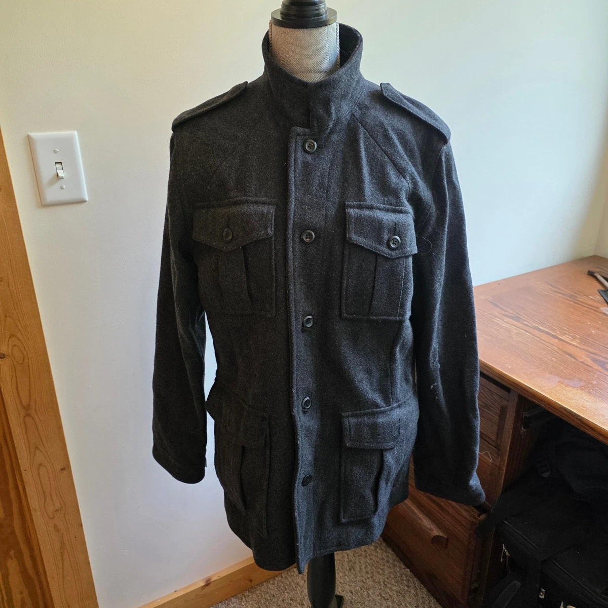 Old Navy Wool Outer Shell Coats, Jackets & Vests Military Jacket