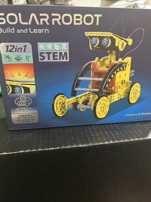 Solar Robot Build And Learn Toy 12 In 1 Powered By The Sun STEM Toy New Sealed