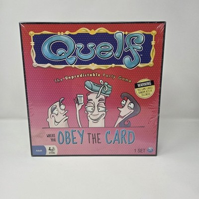 Quelf Party Board Game   Obey the Card   Spin Master New Sealed - FREE SHIPPING