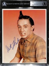 Martin Short Signed Ed Grimley SNL 8x10 Photo Beckett Slab Autograph Grade 10
