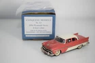 C22 1:43 CONQUEST MODELS 13 1956 PLYMOUTH SAVOY 4-DOOR SEDAN ROSE / WHITE MIB