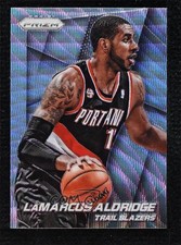2014-15 Panini Prizm Blue Wave Prizm LaMarcus Aldridge #28 0b3