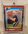 2024 Panini Donruss - Rated Rookie Drake Maye #379 Optic Red Wave Prizm (RC)