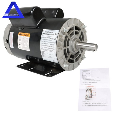 #ad 5HP Compressor Duty Electric Motor 230V 1 Phase 3450 RPM Frame 56 HZ 7 8#x27; Shaft $164.71