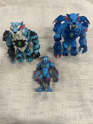 3 Mr Beast Lab 6.5'' Panther & Tiger  5.5  Ultimate Beast Stealth Panther Figures