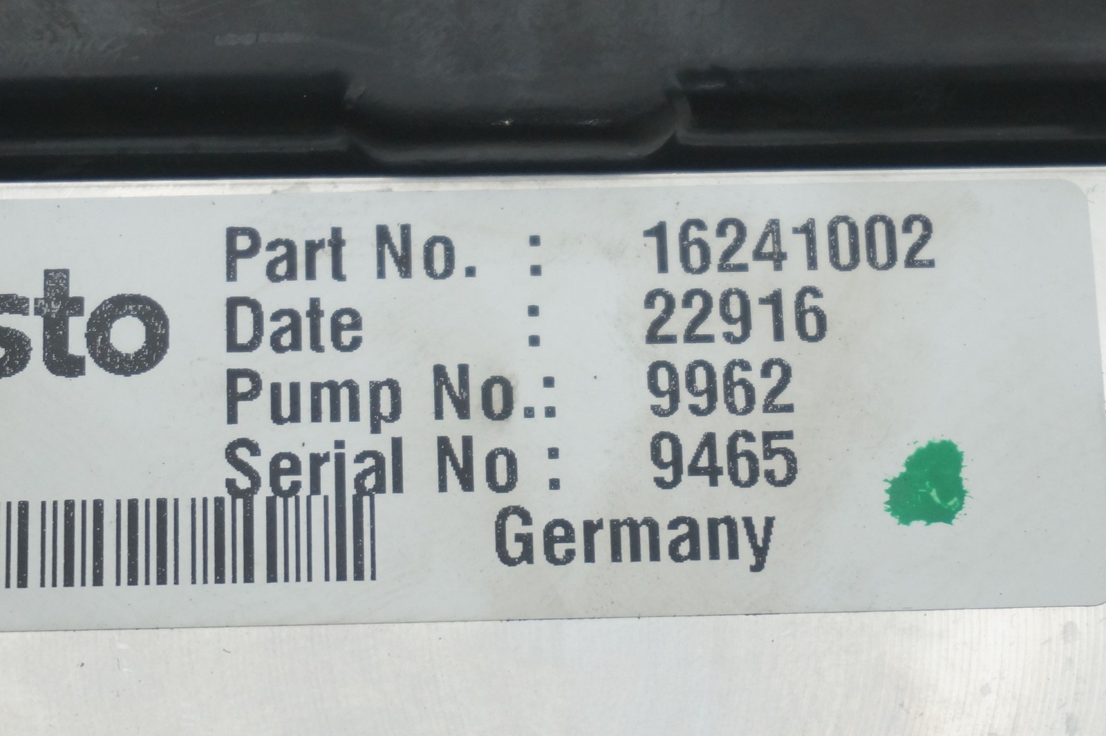 Convertible Hydraulic Pump Motor Solenoid 84603300 Ferrari 488 Spider 2017 *Note
