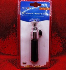 Tabletop STEEL TRIPOD w/ ballhead. ZEIKO'S 8", extends to 8 inches. NEW