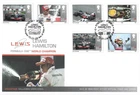 2009 Isle of Man 2008 Formula 1 World Champion, Lewis Hamilton First Day Cover