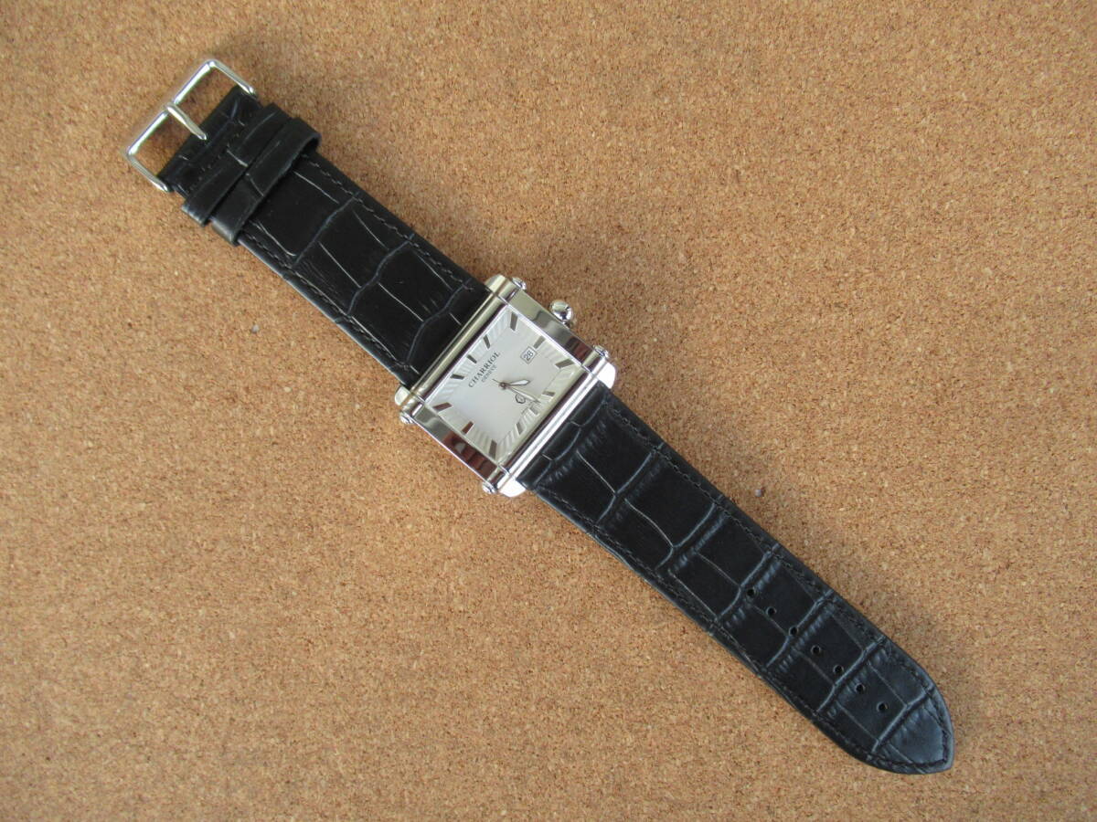 CHARRIOL CCHXL Actor Date Quartz 44mm Men's Watch From Japan used