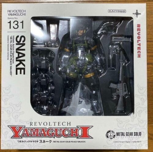 Metal Gear Solid Peace Walker Snake Kaiyodo Revoltech Yamaguchi No.131 - Afbeelding 1 van 1