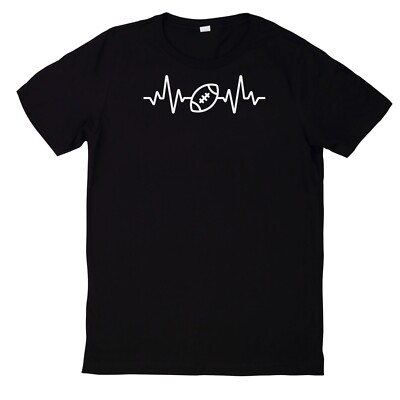 T-Shirt American Football Fan Geschenk Touchdown Motiv Baumwolle