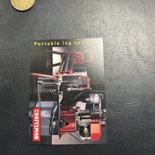 card Jb98a Craftsman Card Sears Roebuck 1997/98 #52 Portable Log Splitter